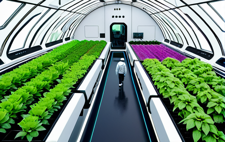 **
A diverse group of fully clothed people collaborating in a sustainable, high-tech indoor hydroponic farm on Mars. The scene showcases advanced technology alongside lush greenery, emphasizing community, innovation, and resourcefulness. Include transparent elements showcasing the Martian landscape outside. safe for work, appropriate content, professional, modest, perfect anatomy, natural proportions, vibrant colors, and futuristic design.
**