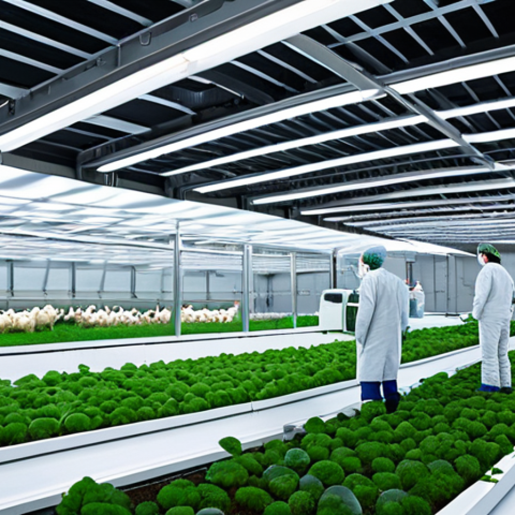 우주 식민지에서의 동물 윤리 문제 - Space Habitat with Animals**
"A spacious, brightly lit space habitat interior. Several fully clothe...